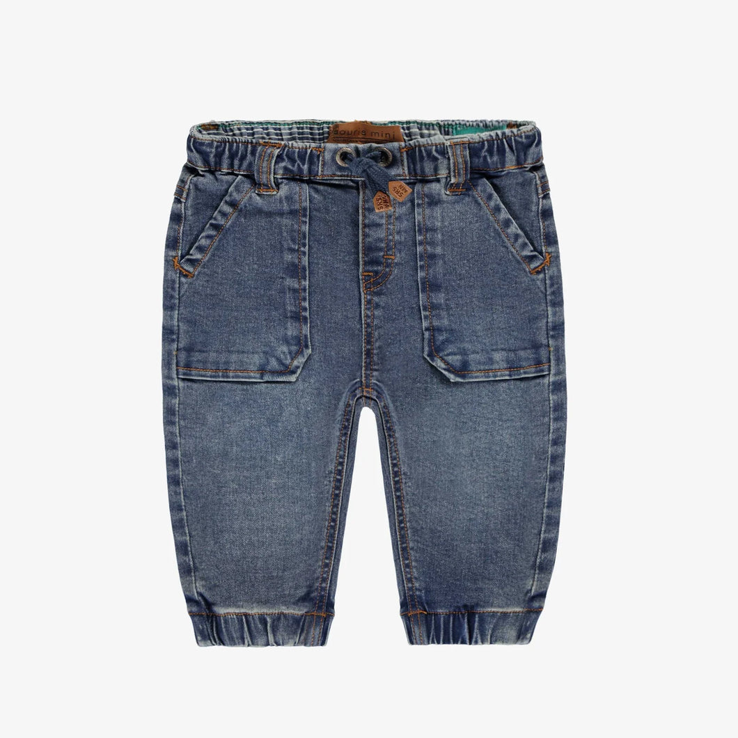 Souris Mini Baby Jogger-Style Jeans - Blue