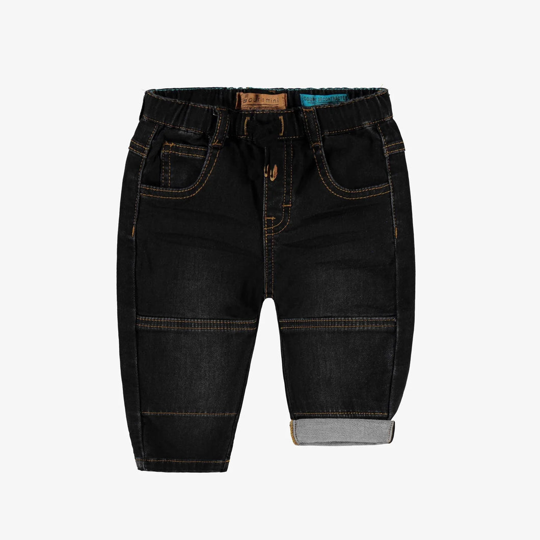 Souris Mini Baby Boys Jeans - Black