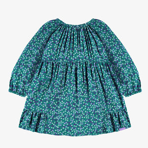 Souris Mini Baby Girls Floral Dress - Turquoise