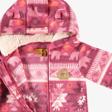 Load image into Gallery viewer, Souris Mini Baby Girls One Piece Fleece - Pink
