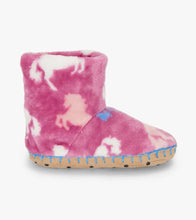 Load image into Gallery viewer, Hatley Girls Beautiful Horses Fuzzy Fleece Slippers
