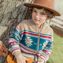 Load image into Gallery viewer, Souris Mini Boys Knit Cardigan - Beige
