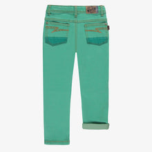 Load image into Gallery viewer, Souris Mini Boys Regular-Fit Jeans - Turquoise
