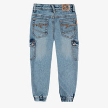 Load image into Gallery viewer, Souris Mini Boys Jeans w/Cargo Pockets - Blue
