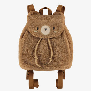 Souris Mini Sherpa Teddy Bear Backpack - Brown