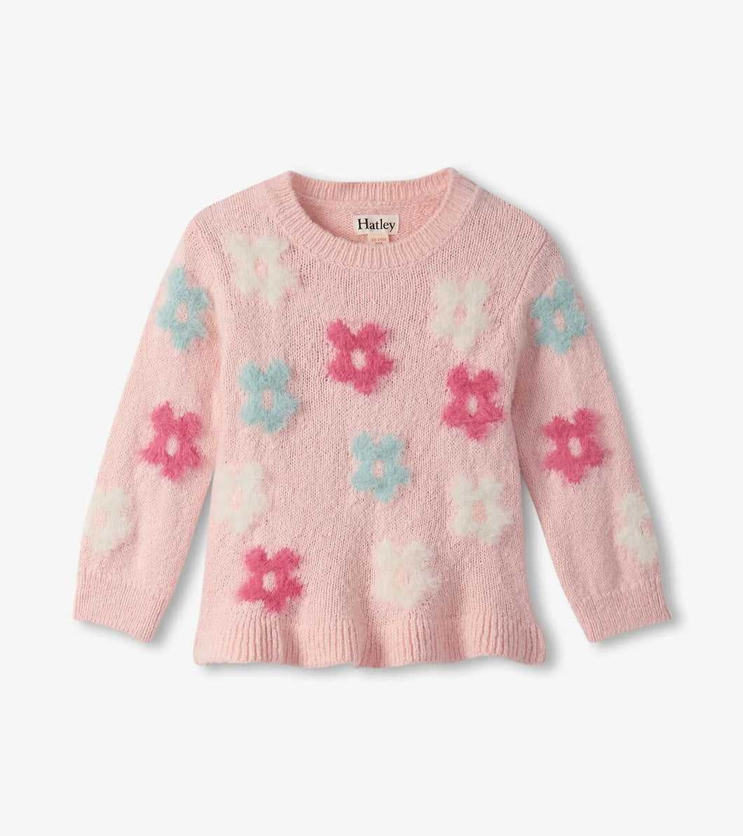 Hatley Baby Girls English Rose Flowers Pretty Sweater