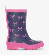 Load image into Gallery viewer, Hatley Girls Teeny Bows Matte Rain Boots
