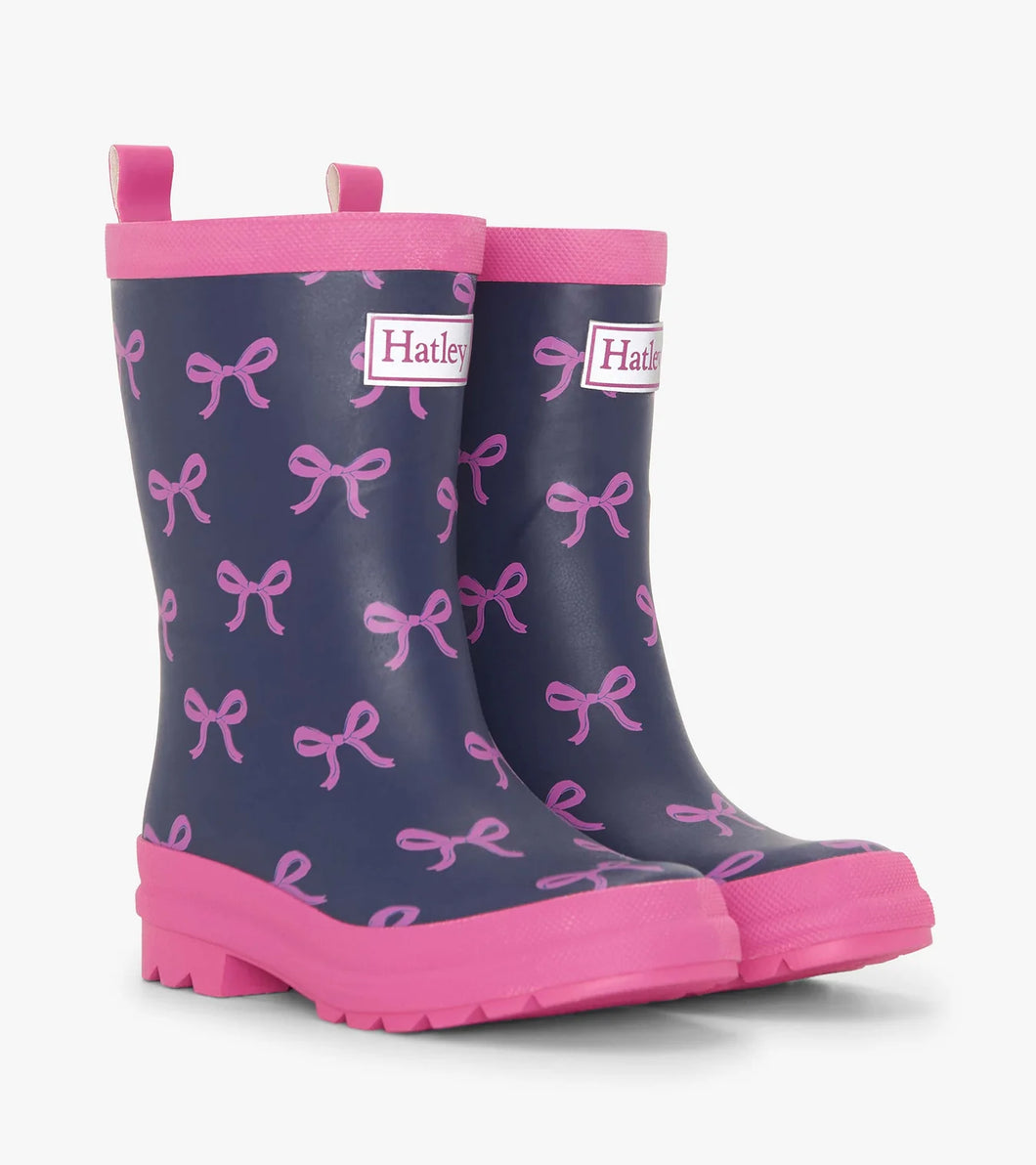 Hatley Girls Teeny Bows Matte Rain Boots