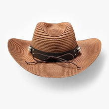 Load image into Gallery viewer, Souris Mini Straw Western Hat
