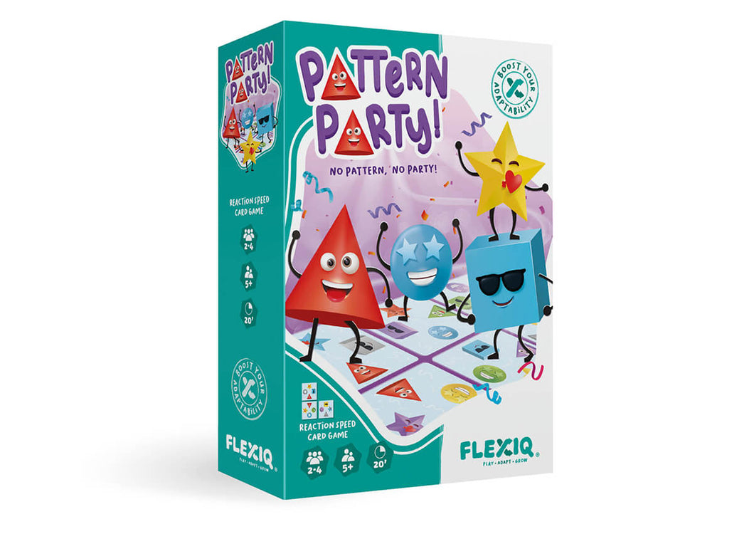 FlexIQ Pattern Party Reaction Card Game