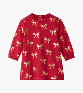 Hatley Baby/Toddler Girls Foil Dress - Bows