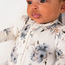 Load image into Gallery viewer, Belan.J Baby Girls Footed Zipper Sleeper - Frosty Floral
