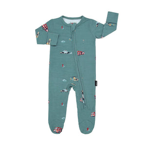 Belan.J Baby Boys Zipper Sleeper - Emergency Vehicles