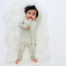 Load image into Gallery viewer, Belan.J Footless Sleeper with Fold-Over Cuffs - Sage
