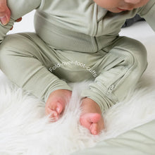 Load image into Gallery viewer, Belan.J Footless Sleeper with Fold-Over Cuffs - Sage
