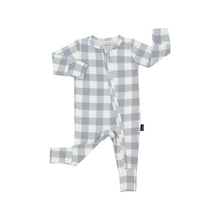 Load image into Gallery viewer, Belan.J Baby Footless Zipper Sleeper - Denim Plaid
