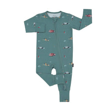 Load image into Gallery viewer, Belan.J Baby Boys Zipper Sleeper - Emergency Vehicles
