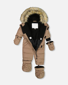 deux par deux Baby One Piece Snowsuit