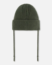 Load image into Gallery viewer, deux par deux Baby Mid Season Knit Hat w/Strings
