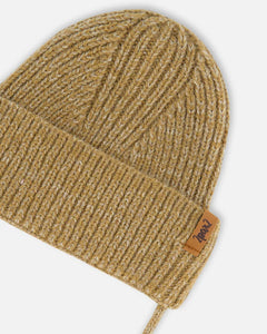 deux par deux Baby Mid Season Knit Hat w/Strings