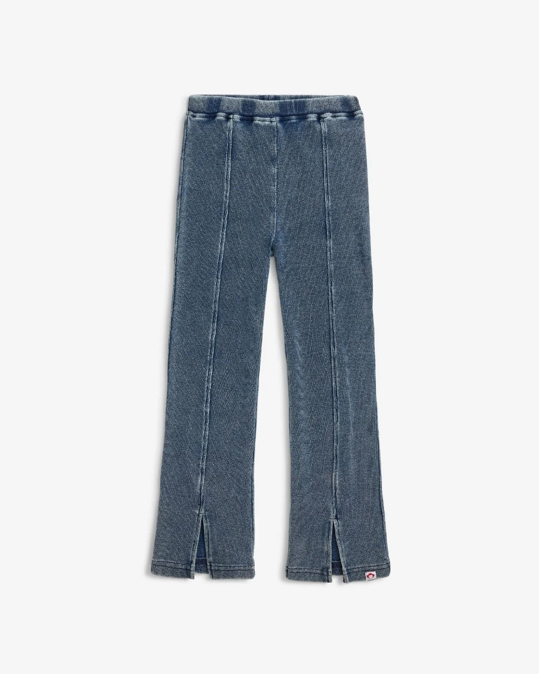 Appaman Girls Flare Slit Legging - Dusk Blue