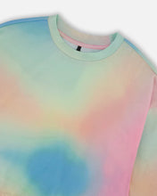 Load image into Gallery viewer, deux par deux Girls Printed Long Sleeve Top - Multicoloured Tie Dye
