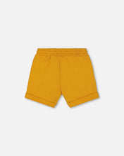 Load image into Gallery viewer, deux par deux Boys French Terry Short - Inca Gold
