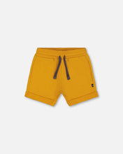 Load image into Gallery viewer, deux par deux Boys French Terry Short - Inca Gold
