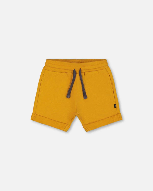 deux par deux Boys French Terry Short - Inca Gold