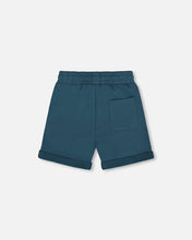Load image into Gallery viewer, deux par deux Boys French Terry Short - Teal
