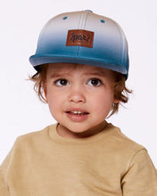 Load image into Gallery viewer, deux par deux Boys Printed Cap - Blueish Grey &amp; Beige Gradient
