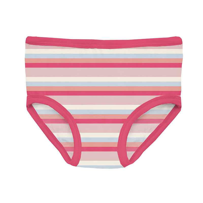 Kickee Pants Girls Print Underwear - Baby Rose Stripe