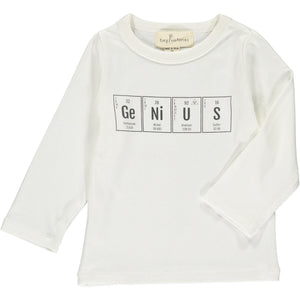 Tiny Victories Boys Periodic Words Long Sleeve Tee - Genius