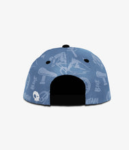 Load image into Gallery viewer, Headster Kids Gnarly Ride Snapback - Blue Fog

