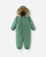 Load image into Gallery viewer, Reima Gotland Baby/Toddler ReimaTec Waterproof Snowsuit - Green Clay
