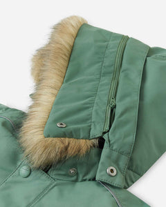 Reima Gotland Baby/Toddler ReimaTec Waterproof Snowsuit - Green Clay