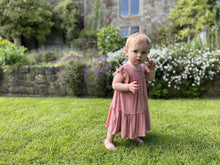 Load image into Gallery viewer, ettie + h Girls Gracie Dress - Coral
