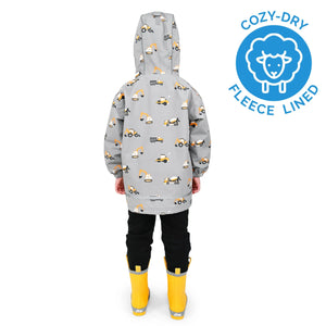 Jan & Jul Kids Fleece Lined Cozy-Dry Rain Jacket