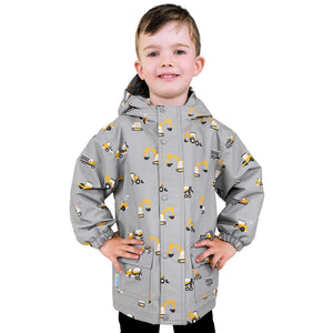 Jan & Jul Kids Fleece Lined Cozy-Dry Rain Jacket