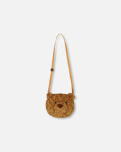 Load image into Gallery viewer, deux par deux Girls Plush Teddy Bag - Caramel Brown
