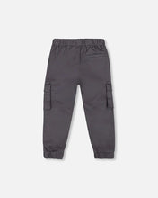 Load image into Gallery viewer, deux par deux Boys Twill Jogger Cargo Pants
