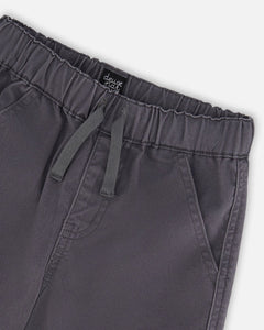 deux par deux Boys Twill Jogger Cargo Pants