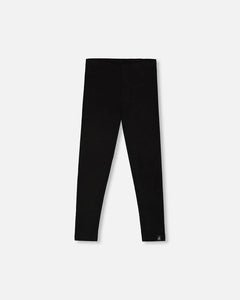 deux par deux Girls Ribbed Leggings