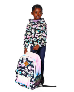 deux par deux Kids Backpack - Smiley Face Girl