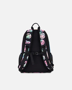 deux par deux Kids Backpack - Smiley Face Girl