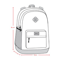 Load image into Gallery viewer, deux par deux Kids Backpack - Black Dinosaur Print
