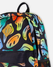 Load image into Gallery viewer, deux par deux Kids Backpack - Smiley Face Boy
