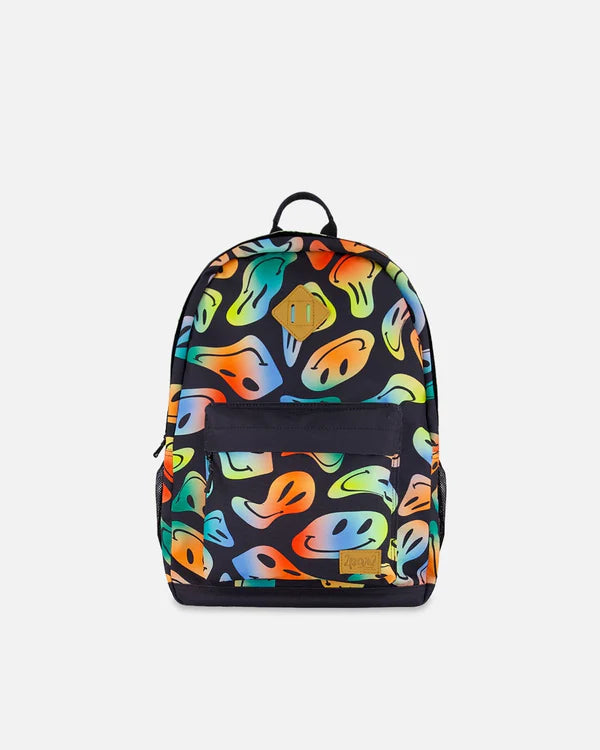 deux par deux Kids Backpack - Smiley Face Boy