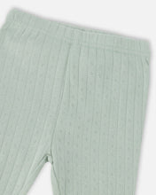 Load image into Gallery viewer, deux par deux Baby Girls Muslin Tunic And Pointelle Leggings Set - Peach Deer Print &amp; Green
