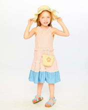 Load image into Gallery viewer, deux par deux Girls Flower Straw Hat

